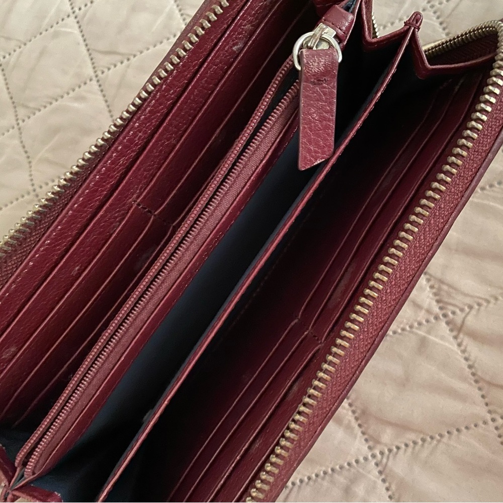 Cole Haan Burgundy Wallet - Picture 4 of 8